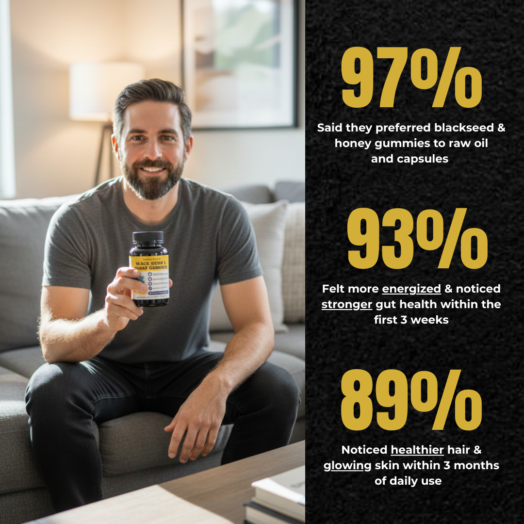 GoldenSeed™ Black Seed & Honey Gummies