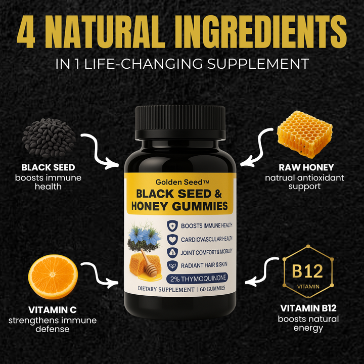 GoldenSeed™ Black Seed & Honey Gummies